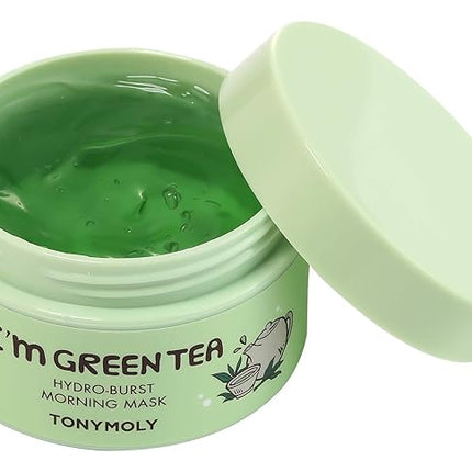 TONYMOLY I’m Green Tea Hydro Burst Morning Mask – Refreshing Gel Mask for Dull, Tired Skin – Hydrating, Calming, with Green Tea, Bamboo & Centella Asiatica Extracts – Paraben & Alcohol Free