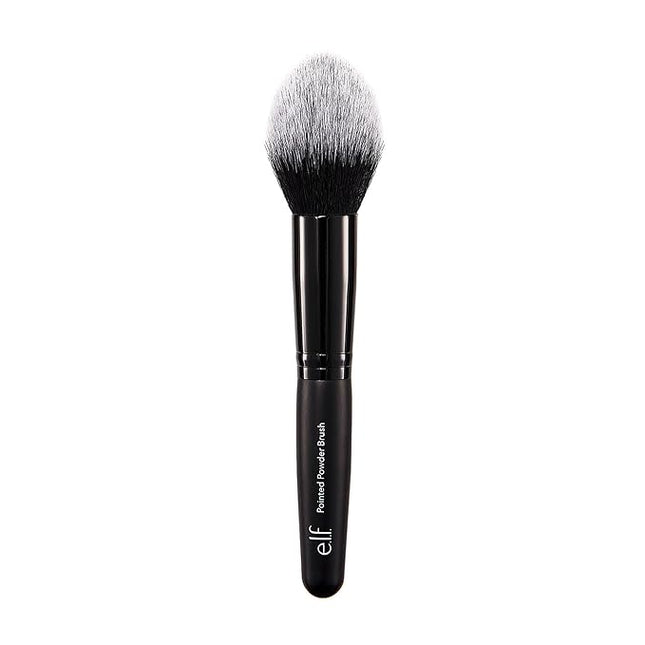 e.l.f. Pointed Powder Brush, Makeup Tool With Tapered End For Flawless Contouring & Highlighting, Vegan & Cruelty-Free