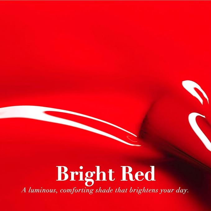 AZUREBEAUTY Red Nail Polish Burgundy Quick Dry Natural Infinite Shine Nail Lacquer Fingernail Polish Strengthening Treatment Kit Salon-Quality for Women 10ml