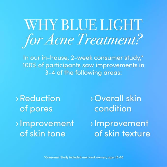 reVive Light Therapy LED Technologies | Lux Collection Soniqué Sonic | Facial Cleansing Brush | Red & Blue Light Therapy | Reduces Appearance | Acne & Wrinkles