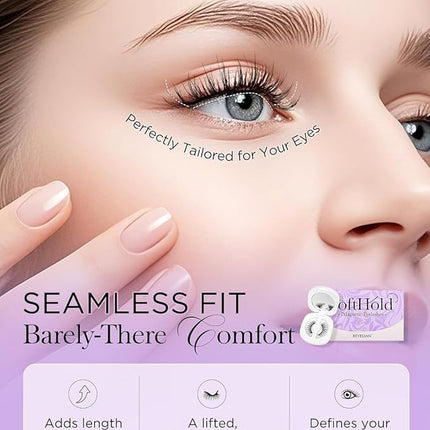 BEYELIAN Magnetic Eyelashes with Applicator, Soft Magnetic Lashes Natural Look Comfortable & Secure Fit Easy to Apply Reusable SME35-2