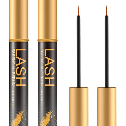 Nourishing Lash & Brow Serum – Enhances the Look of Fuller, Longer Eyelashes and Eyebrows – Gentle Formula for Sensitive Eyes – Vegan & Cruelty-Free – 0.17 fl oz (Pack of 2)