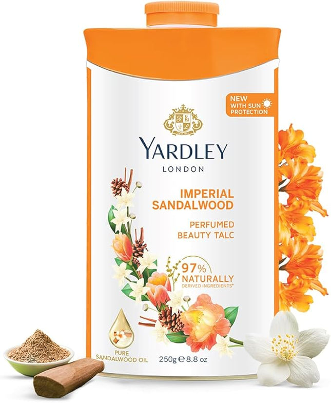 Yardley Sandalwood Perfumed Talc, 250 g