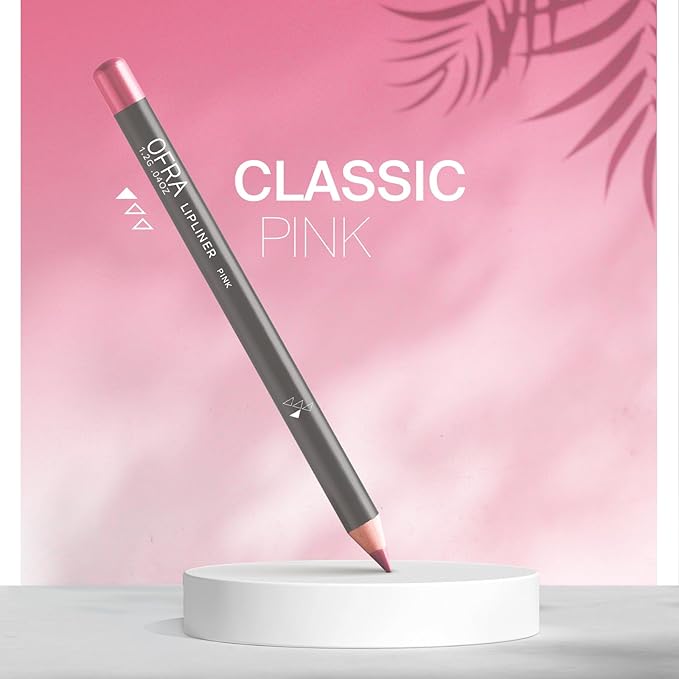 OFRA Pink Lipliner Pencil - High-Pigment, Long-Lasting, Creamy Formula - 0.04oz
