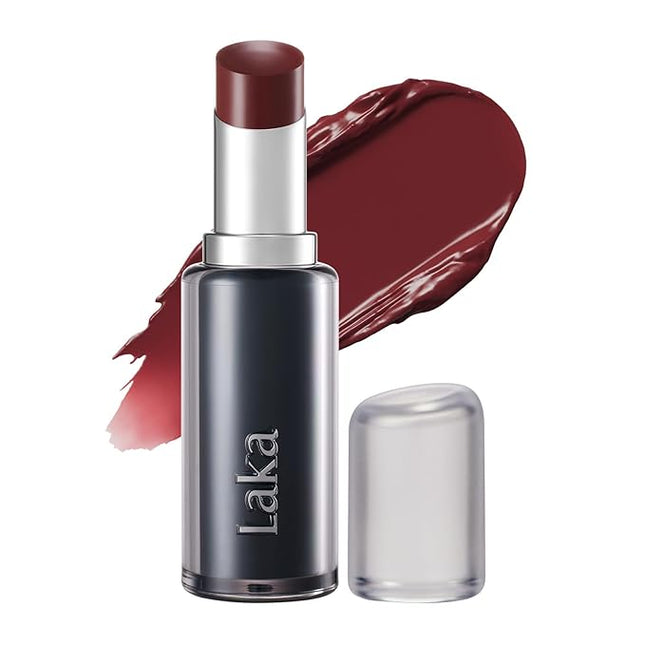 Laka Devil Lip, 3.7g/0.13oz, Vivid color Lipstick, Long-Lasting Bold Stian, Hydrating & Melting Glow with Non-Creasing, K-Beauty (#810 Poetic)