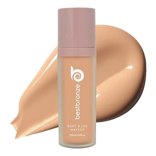 Best Bronze Bombshell Body Makeup - Tattoo Cover Up Makeup & Body Foundation Waterproof - Tattoo Concealer Waterproof for Scars, Varicose Veins Cover Up & Leg Foundation (NC18 Beige)