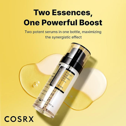 COSRX Snail Mucin 74% + Niacinamide 5% Dual Essence, Anti Aging Face Serum for Dull Skin, Sensitive Skin, Korean Skin Care, 2.70 fl.oz / 80ml