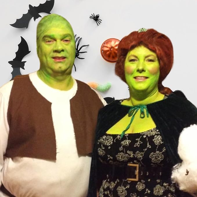 Mysense Ogre Green Face Body Paint,Water Based Washable Face Paint,Cream Body Paint for Adults and Children,Green Face Painting for Halloween SFX Alien Disgust Goblin Zombie Cosplay Makeup,0.6oz