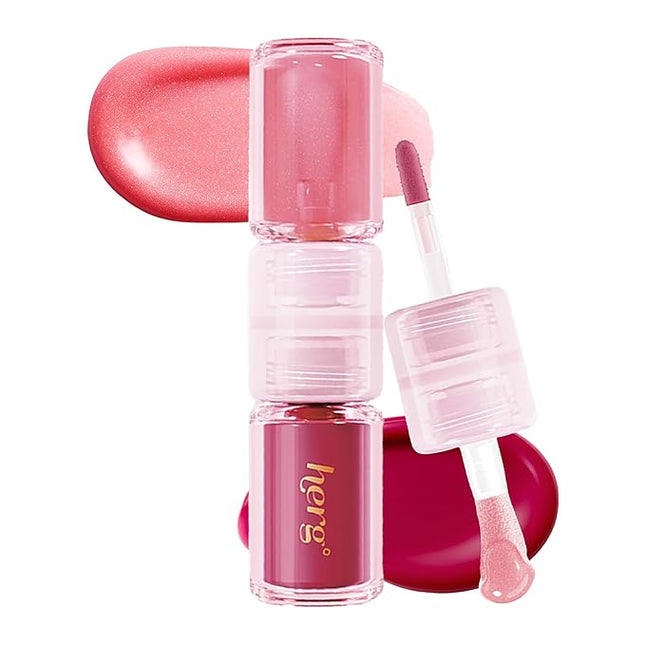 Epielle Herg Dual Lip Tint & Oil Raspberry Love & Watermelon Sugar, Double-Ended 2-in-1 Korean Lip Tint & Lip Plumper, Long-Lasting, Stocking Stuffers