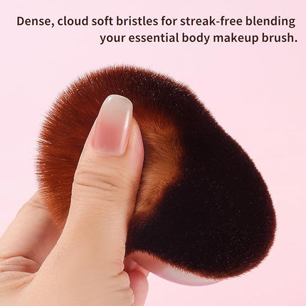 Extra Large Body Makeup Brush,Kabuki Brush for Self Tanner, Suitable Forface and Legs, Foundation, Bronzer, Powder, Ultra Soft and Dense Bristles for Quick Makeup Application