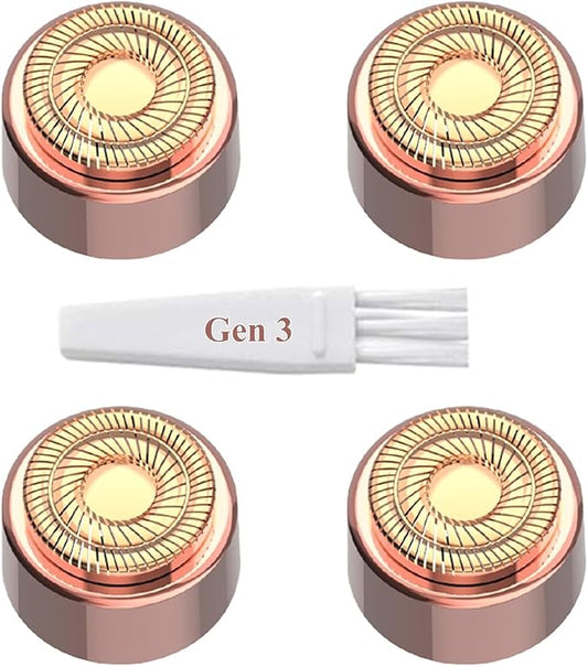 Gen 3 Replacement Heads for Finishing Touch Flawless Generation 3, 4 Pack