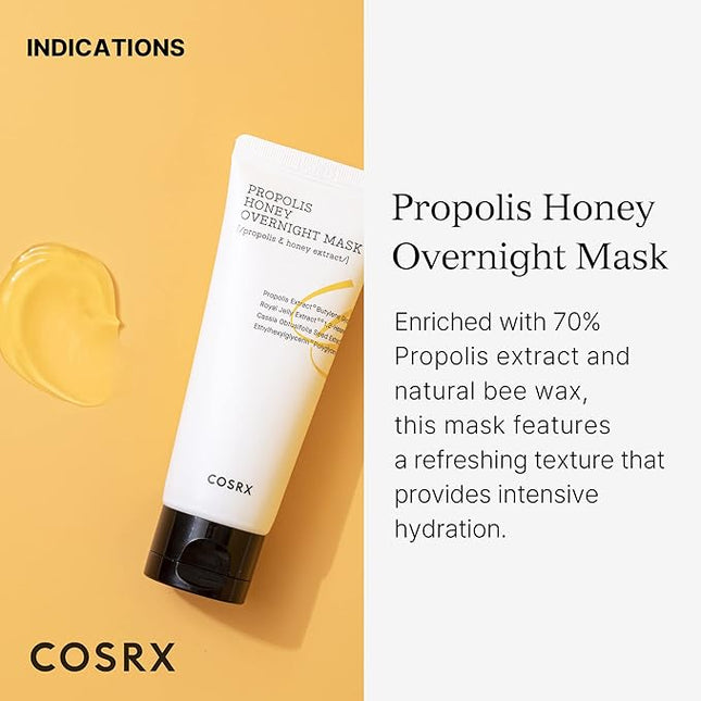 COSRX Ultimate Moisturizing Propolis Extract Honey Overnight Mask (60ml)