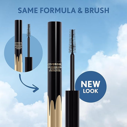 COVERGIRL Eye Enhancer Stretch & Strengthen Mascara 810 Black Brown 0.3 fl oz (Packaging May Vary)