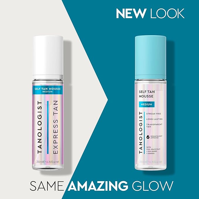 Tanologist Medium Self Tan Mousse, Clear Self-Tanning Mousse, Streak-Free, Natural Glow, No Fake Tan Smell Or Orange Tone, Long Lasting, Clean Ingredients, Vegan, 6.76 fl. oz/200 ml Bottle