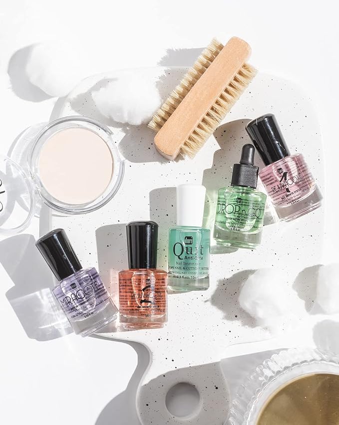 duri Brush’n Go Dry and Shine Speedy Top Coat and Drop'n Go Nail Polish Drying Drops - Fast Dry Top Coat Nail Polish Combo Pack