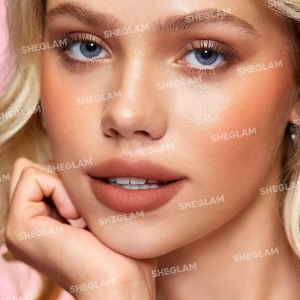 SHEGLAM Pout Pillow Cushion Lip Gloss Moisturizing Liquid Lipstick High Shine Finish Sponge Tip Applicator Non-Sticky Lip Glaze Party -Hit The Hay