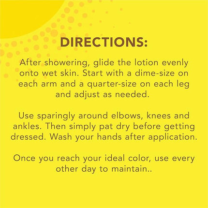 Jergens Natural Glow In Shower Lotion, Self Tanner for Fair to Medium Skin Tone, Sunless Tanning Wet Skin Lotion for Gradual, Flawless Color, 7.5 Ounce (Packaging May Vary)