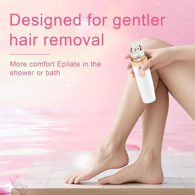 Epil Pro 3.0 Women Face Epilator 2025 New - 2-in-1 Rechargeable Facial Hair Removal for Women, IPX5 Waterproof Epilator with 3 Eyebrow Trimmers,Beauty Removal for Woman(1PC-White)
