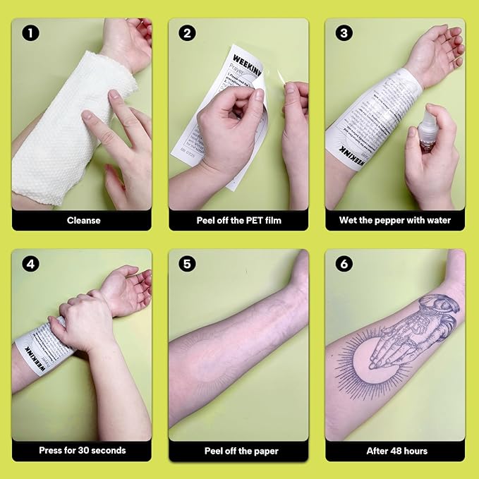 Gothic Lowercase Letter Temporary Tattoos – Custom Old English Font Name Fake Tattoos for Adults, DIY Black Ink Alphabet for Hand, Neck, Knuckles & Arm, Realistic & Long-Lasting for 2 Weeks