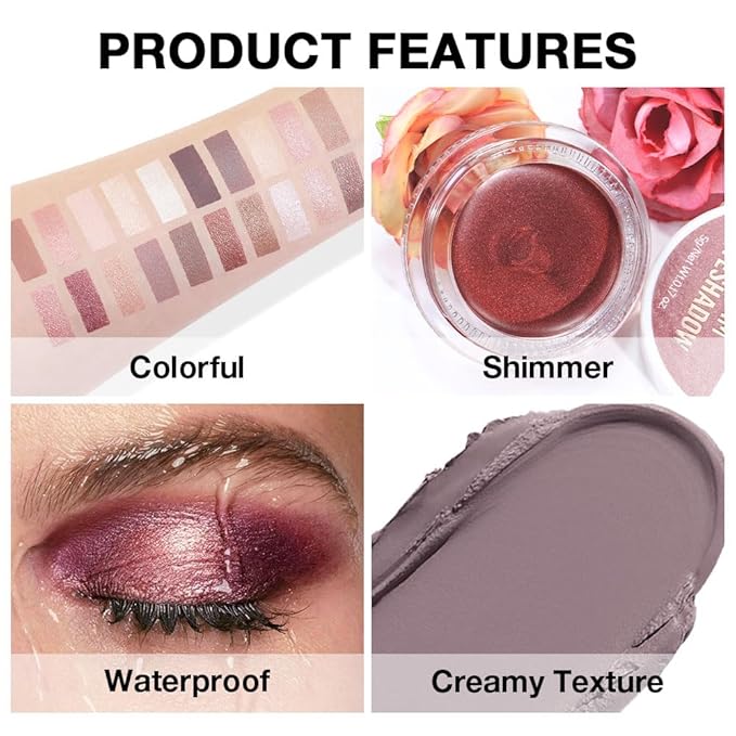 Single Cream Espresso Coffee Brown Matte Eyeshadow Palette Makeup, Natural Single Mini Instant Holographic Eyeshadow For Women, Sombras Crema Para Ojos, Talc, Paraben&Cruelty Free, 715