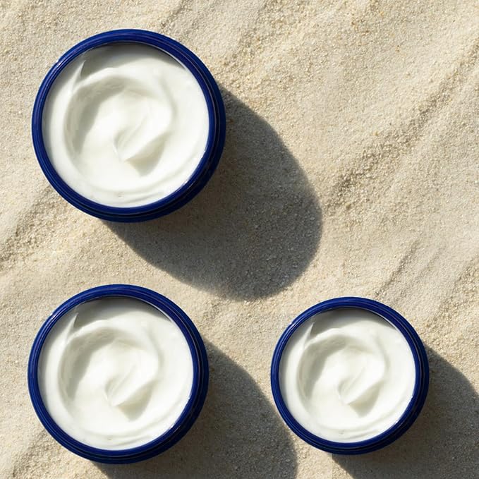 1 Oz Blue Round Glass Jars with Inner Liners and Black Lids(12PCS) Empty Cream Containers Refillable Cosmetic Vials for Cosmetics, Lotions, Ointment, Body Scrubs & Balms