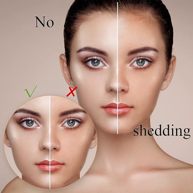 Flat Top Kabuki Foundation Brush TEXAMO Spoon Dual-ended Angled Foundation Makeup Brush Concealer Brush Premium Face Brush, Blending Powder Cream Buffing Stippling