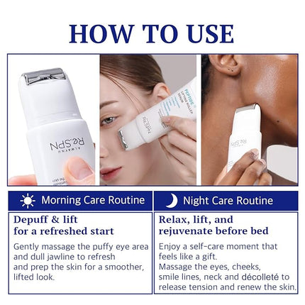 Re.SPN Peptide Lifting Roller Serum – For Wrinkles, Lifting & Pore Tightening on Face & Neck with Gua Sha Applicator, Vegan, Anti-wrinkle Peptide, Niacinamide, K-Beauty (1.69 fl oz)