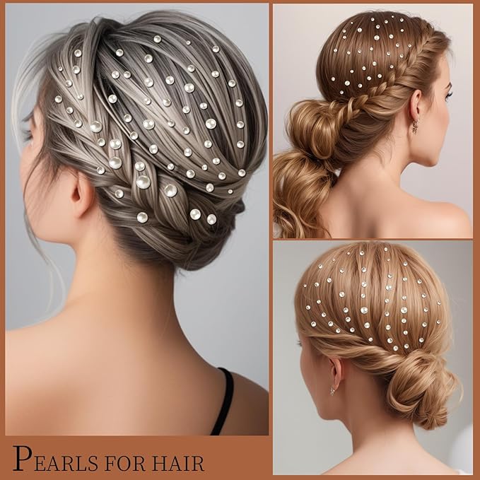 Teenitor Self Adhesive Face & Body Rhinestone Makeup Gems - Festival & Concert Face Jewels, Hair Gems, Stick On Pearls