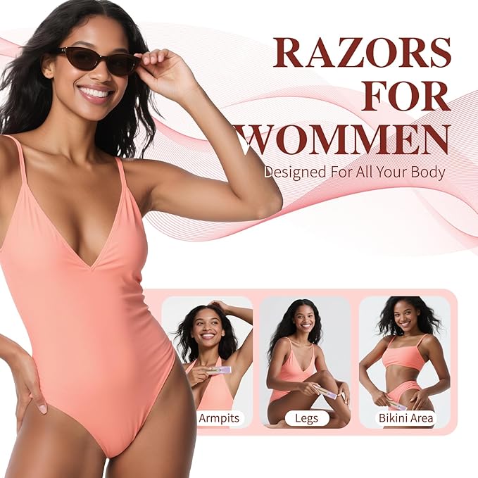 Dual-Head Women's Hair Trimmer – Safe Body, Bikini & Facial Hair Removal, Wet & Dry, USB Rechargeable, Travel-Friendly Personal Grooming