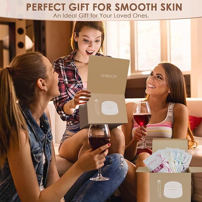 KOTAMU Waxing Beads for Women & Men, 2.5lb Hard Wax Beads for Hair Removal, Aloe Vera Wax Beans Bulk with 30 Wax Sticks Suitable for Sensitive Skin,Arm,Leg,Thick,Stubborn Hair,Home & Salon Waxing