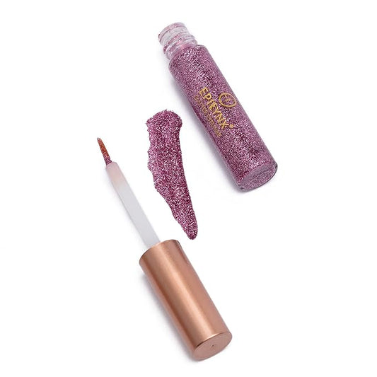 by Dr. Liia Hypoallergenic Eyeliner, Glitter Liquid Eyeliner I Gluten Free and Vegan for Sensitive Skin (1: Purple Red)