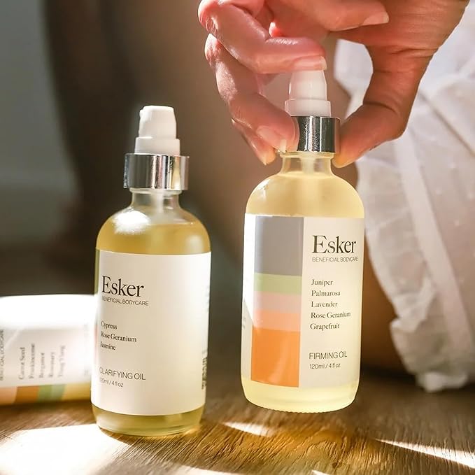 ESKER Beauty Firming Body Oil | (4 oz) | Plant-Based Serum Firms and Tightens Skin | Clean Beauty