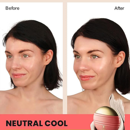 Konfident Glow Skin Tint – Porcelain Positivity Hydrating Oil-Free Glass-Skin Foundation, Buildable Light-to-Medium Coverage, 30 ml – Inclusive Clean Makeup for Radiant Confidence