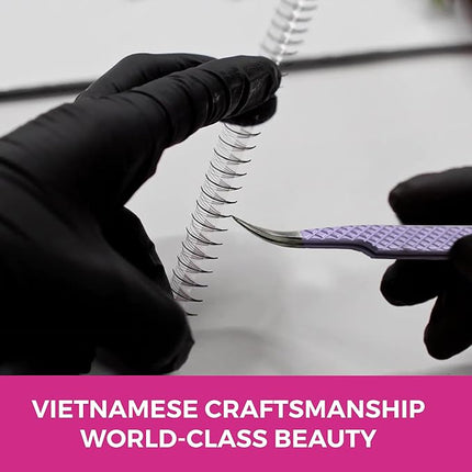 Eyesy Lash 500 Wispy Promade Fans - 5D 0.07 Size 11mm Curl CC - Natural Wispy Lashes Loose Premade Lash Fans for Eyelash Extensions Handmade Pre Made Eyelashes for Spiky, Volume, Natural Look