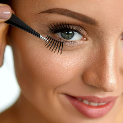 3 Pcs Tweezers for Ingrown Hair Remover Sharp Blackhead Remover Stainless Steel Tweezers Precision Eyebrow and Shards(Black)