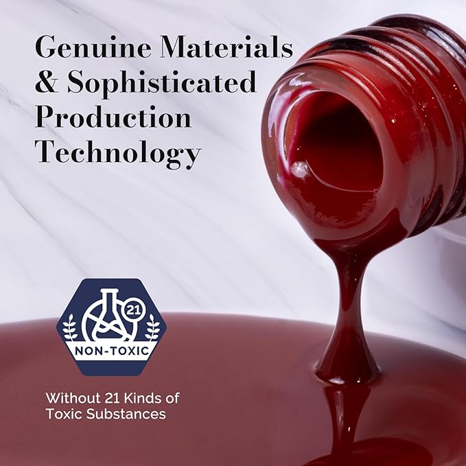 MelodySusie Fleurwee Plant Based 4pcs Gel Nail Polish Daily Commuter Kit, Hema Free, 21 Non Toxic, Long Lasting No Chip, Finger Toe Nail Polish, Fall Nail Art Salon Manicure at Home