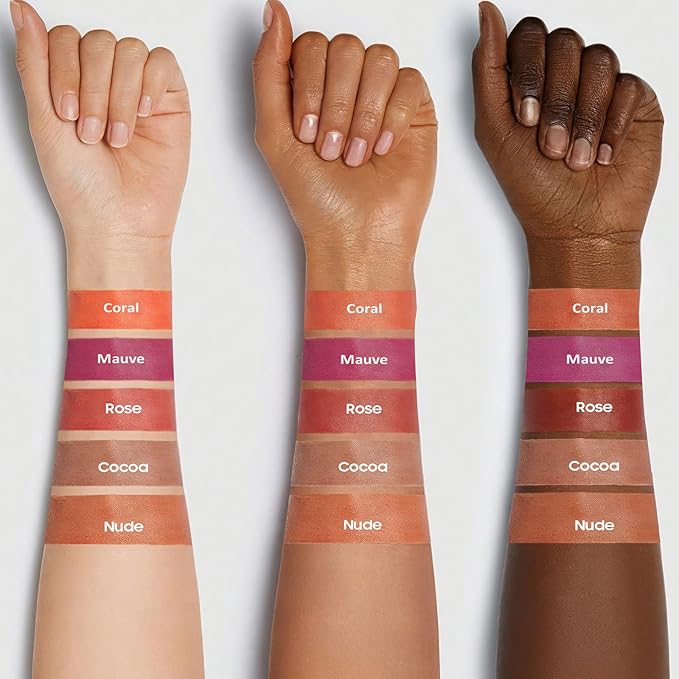 Peel Off Lip Liner Stain - Non-Stick Cup & Long Lasting Comfortable Vivid Color Tattoo Peel Off, Waterproof Peel Off Lip Stain for Beauty & Charming Lip Makeup | Vegan and Cruelty Free (#03 Rose)