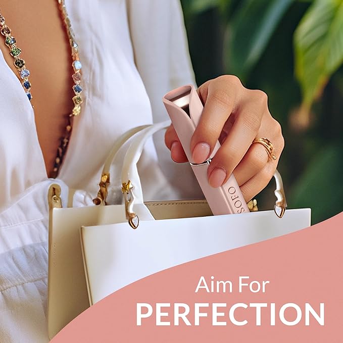 Facial Hair Removal for Women | Electric Razor Device Small Mustache Dermaplaning Remover Tools Tweezers Epilator Trimmer Face Dermaplane Shavers Beauty Gadgets Set Accessories by VISOFO (Agate)