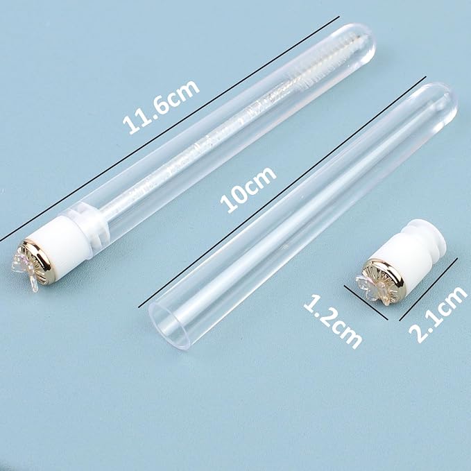 20 Sets Mascara Wand Tube Set Butterfly Mascara Brushes Eyelash Spoolies Brush Makeup Tool Applicator Eyelash Brush Tubes Makeup Brush (Butterfly-MIX)