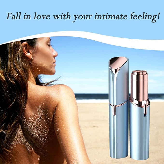 Facial Hair Removal for Women, Electric Face Razors for Woman, Rechargeable Women Mustache Remover with 3 Replacement Heads