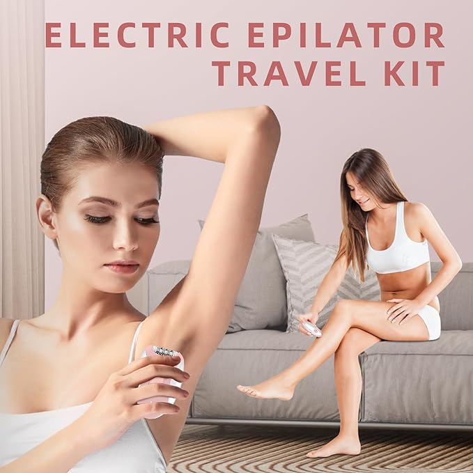 Epilator for Women, Epilators Hair Removal for Women Face with 2 Speeds, Glabrouse Skin Epilator Hair Removal Device, Face Trimmer for Face Legs Arms Armpit Bikini