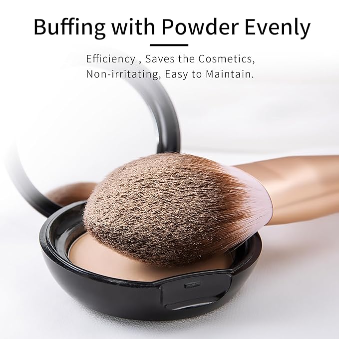 Elegant Natural Goat Hair Makeup Brush Set with Gift Box, Natural Hair Makeup Brushes Set Professional, Make up Brushes Set Professional, Natural Makeup Brushes, Cosmetic Brushes Makeup Set.