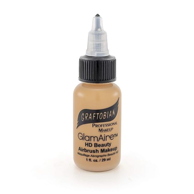 GlamAire Airbrush Makeup by Graftobian - High Definition Airbrush Foundation, Professional Formula for Long-Lasting Wear, For Makeup Artists and Beauty Aficionados, Made in USA, Desert Sand