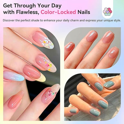 SAVILAND 20+3 Color Nail Polish Set: 5ml Quick Dry Pastel Regular Nail Polish Kit Spring Summer Fingernail Polish Bulk with Base Glossy & Matte Top Polish Coat Nail Art Women Gift