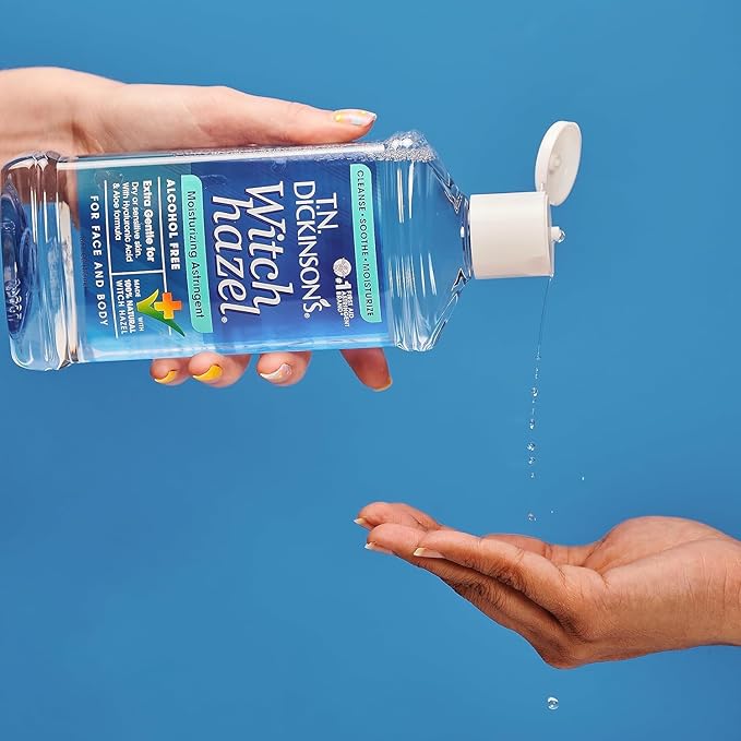 T.N. Dickinson's Witch Hazel Alcohol Free Moisturizing Astringent | 100% Natural Witch Hazel | Calms, Nourishes, Hydrates Skin | for Face & Body | 16 Fl Oz