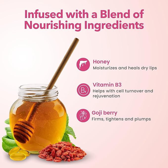 Patchology Lip Gloss for Women - Glossy, Clear Shine Hydrating Lip Balm with Aloe, Honey, Goji Berry Oil - Moisturizing Lip Treatment for Dry, Cracked Lips - Light, Clean for Soft, Smooth Lips (15ml)