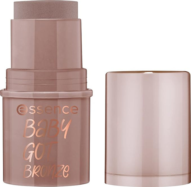 essence | Baby Got Bronze | Cream Bronzer Stick Easy to Apply & Blend | Vegan & Cruelty Free | Free From Gluten, Parabens, Preservatives, & Microplastic Particles (20 | Moon Dust)