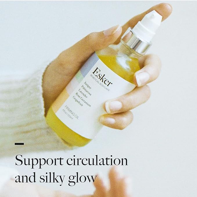 ESKER Beauty Firming Body Oil | (4 oz) | Plant-Based Serum Firms and Tightens Skin | Clean Beauty