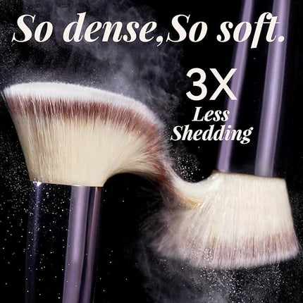 BS-MALL Makeup Brush Set 18 Pcs Premium Synthetic Foundation Powder Concealers Eye shadows Blush Makeup Brushes with black case