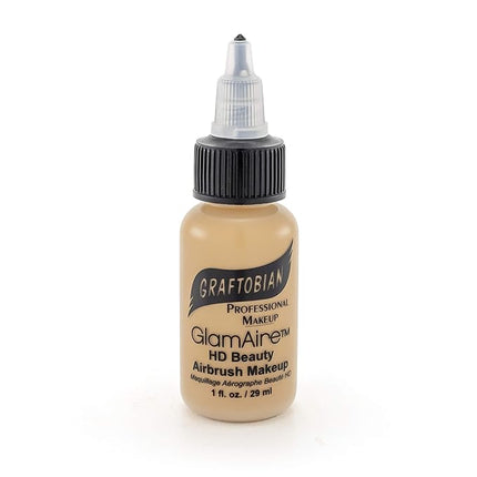 GlamAire Airbrush Makeup by Graftobian - High Definition Airbrush Foundation, Professional Formula for Long-Lasting Wear, For Makeup Artists and Beauty Aficionados, Made in USA, Femme Fatale